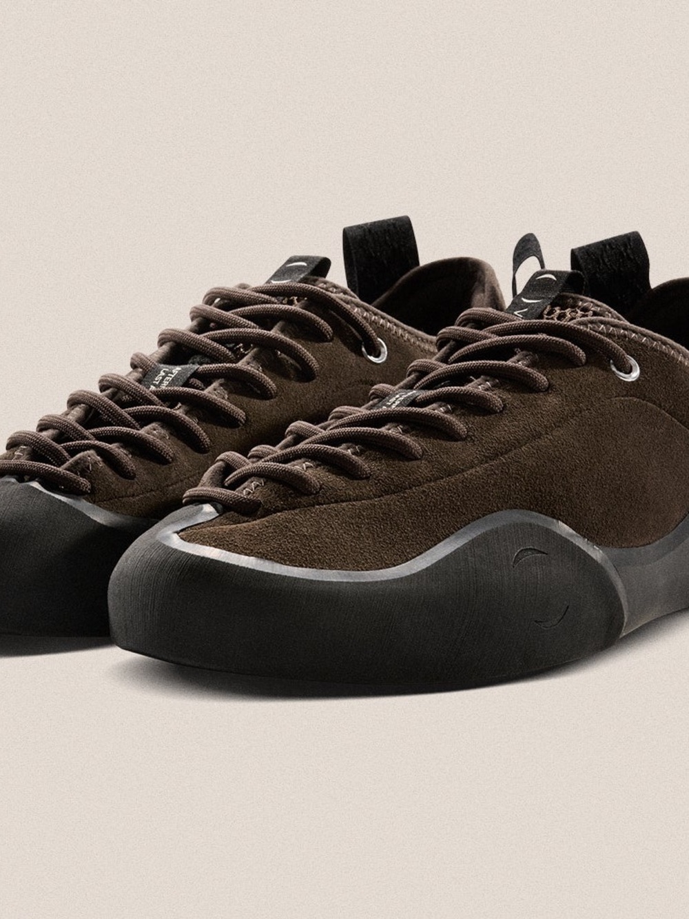 Men's Brown Suede Lace-Up Sneakers